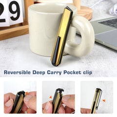 REMETTE RT-ELIGO Knife M390 Blade Titanium Handle Double Detent Lock Folding Pocket EDC Knife EGB3