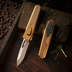 REMETTE Innovative Design RT-Swordfish Knife S35VN Blade Aluminum Handle ZL103D11