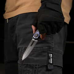REMETTE RT-Infinite Power Knife M390 Blade Titanium Handle Folding Pocket EDC Tactical Knife RTIP-D