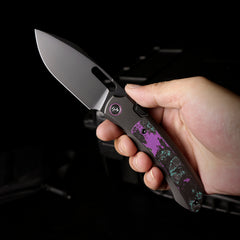 REMETTE RT-Orca Knife Button+Frame Lock M390 Blade Titanium Handle EDC Knives ORCAJYD