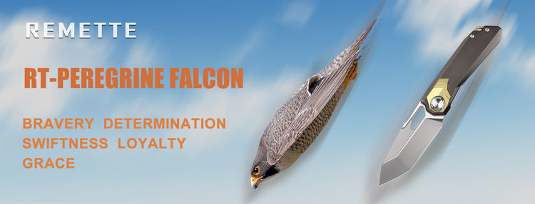 REMETTE RT-Peregrine Falcon Titanium M390 Knife