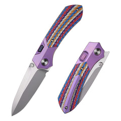 REMETTE RT-Meteor Knife Titanium Handle M390 Blade Folding Pocket Knives RTPT-NCL