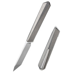 REMETTE RT-ELIGO Knife M390 Blade Titanium Handle Double Detent Lock Folding Pocket EDC Knife EGB5