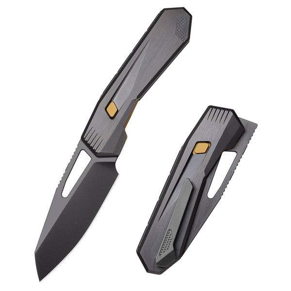 REMETTE RT-Agile Peregrine Falcon Knife Titanium Handle M390 DLC