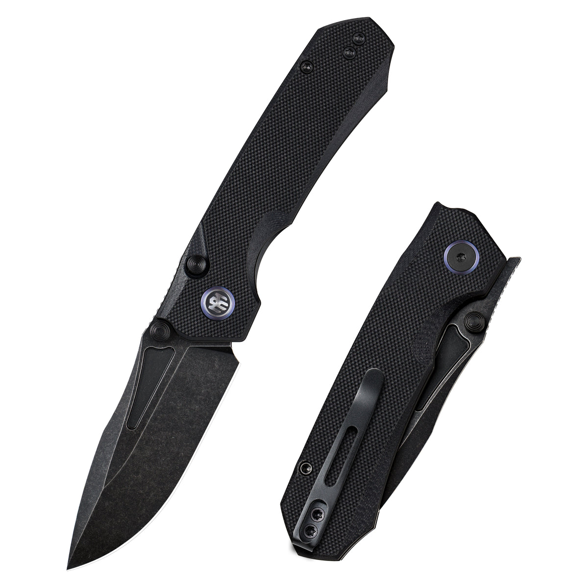 REMETTE RT-Rhino Folding Pocket Knife Innovative Button Liner Lock Structure Design D2 Blade G10 Handle Knives RNDG1
