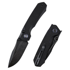 REMETTE RT-Rhino Folding Pocket Knife Innovative Button Liner Lock Structure Design D2 Blade G10 Handle Knives RNDG1