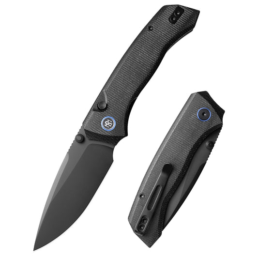 (Amazon purchase) REMETTE RT-Steed Innovative Button Liner Lock  Design 14C28N Blade Micarta Handle Knife RT-Steed-3