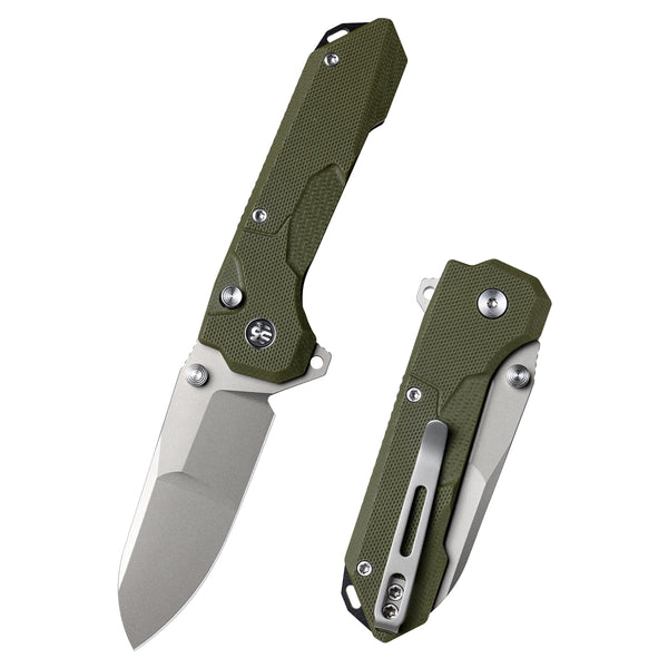 REMETTE RT-Cosmic Knife Button Liner Lock 14C28N Blade G10 Handle