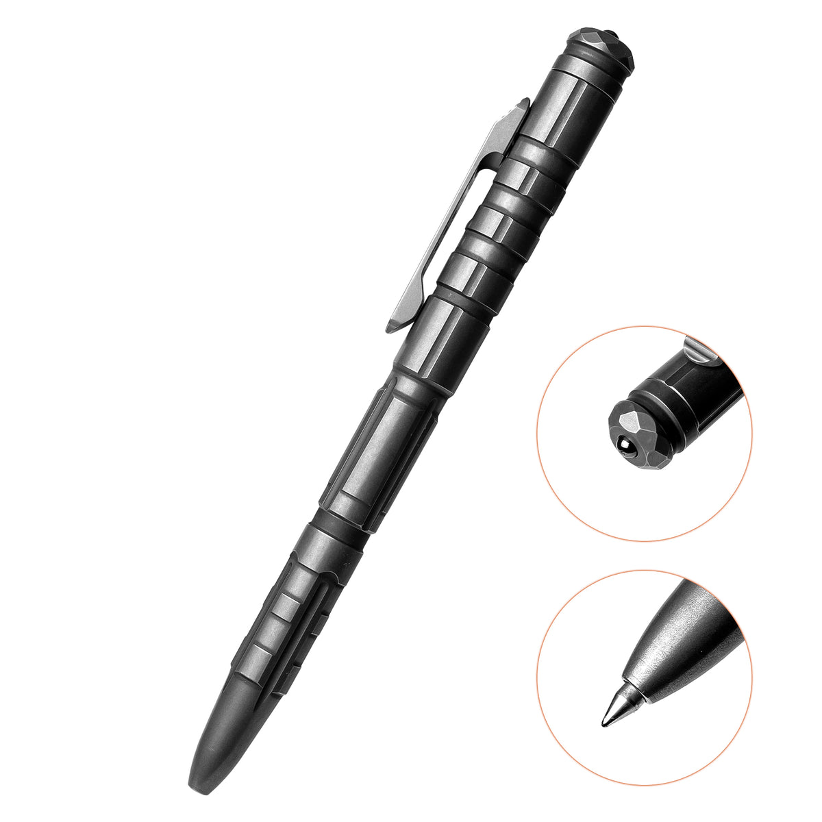 REMETTE RT-TP1 Tactical Pen  Activates Lock Titanium REMETTE RT-TP1B