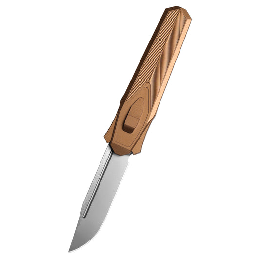 REMETTE Innovative Design Knife S35VN Blade Aluminum Handle 103D9-ZL