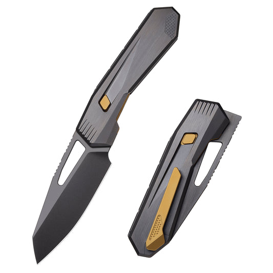 REMETTE RT-Agile Peregrine Falcon Knife Titanium Handle M390 DLC Blade RTCZ-B