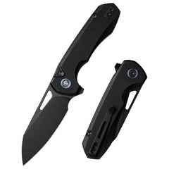 REMETTE RT-Camel Knife Button Liner Lock 14C28N Blade G10 Handle Outdoor Camping Knives RTCMLA