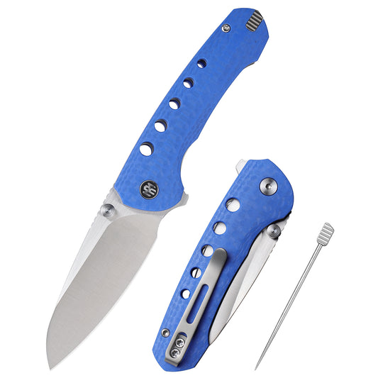REMETTE RT-BEE 14C28N Blade Knife Outdoor Folding Pocket EDC Knives with Fruit Food Fork Toothpick RT-BEE-B