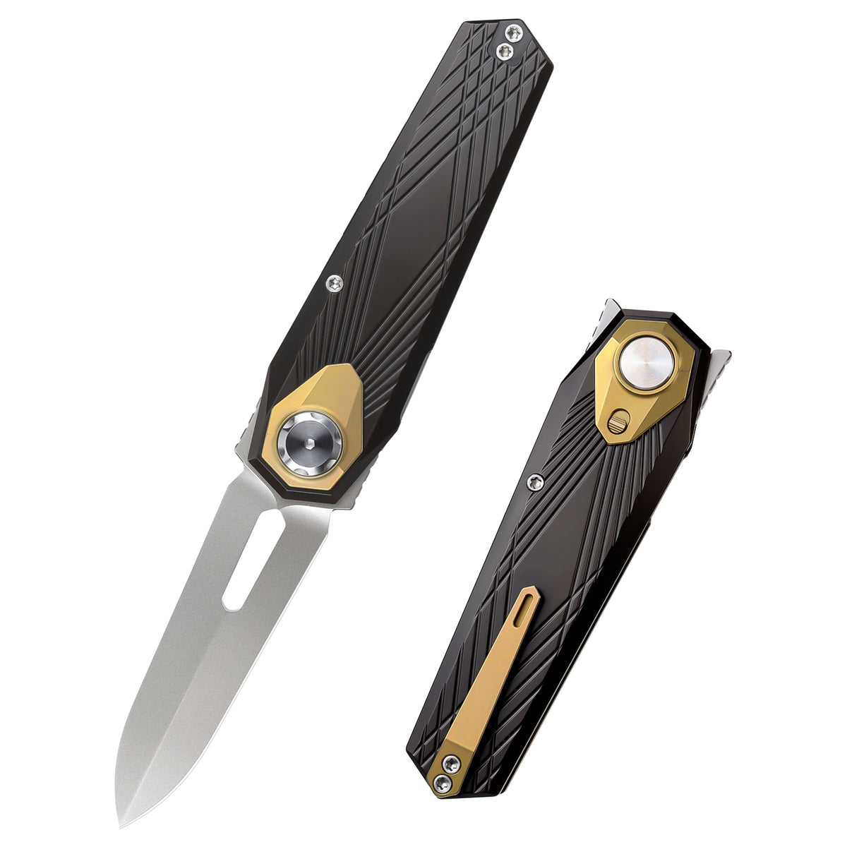 REMETTE RT-Infinite Power Knife M390 Blade Titanium Handle Folding Pocket EDC Tactical Knife RTIP-A