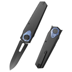 REMETTE RT-Infinite Power Knife M390 Blade Titanium Handle Folding Pocket EDC Tactical Knife RTIP-D