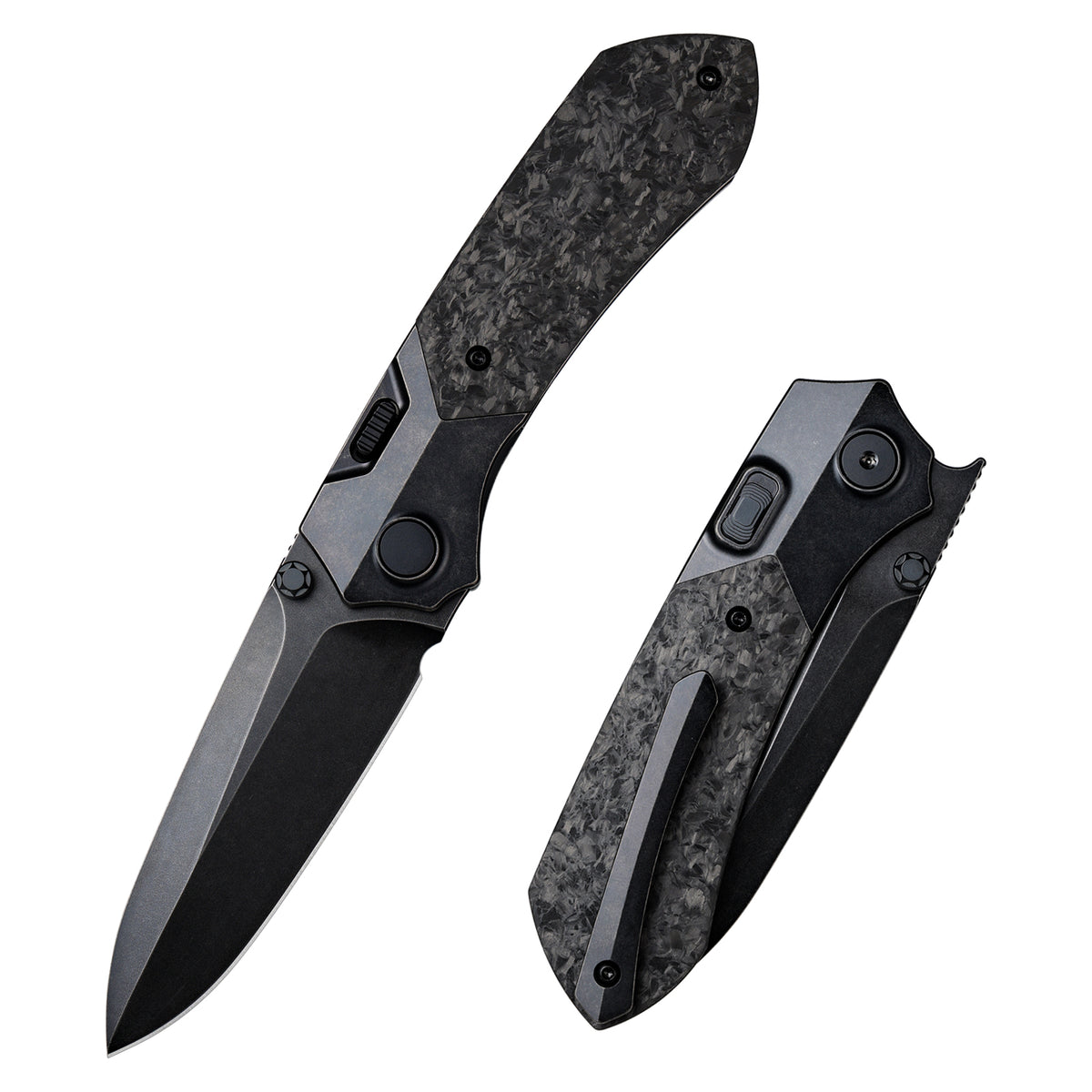 REMETTE RT-Meteor Knife Titanium Handle M390 Blade Folding Pocket Knives RTPT-ELD