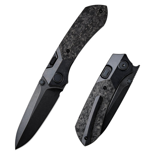 REMETTE RT-Meteor Knife Titanium Handle M390 Blade Folding Pocket Knives RTPT-ELD