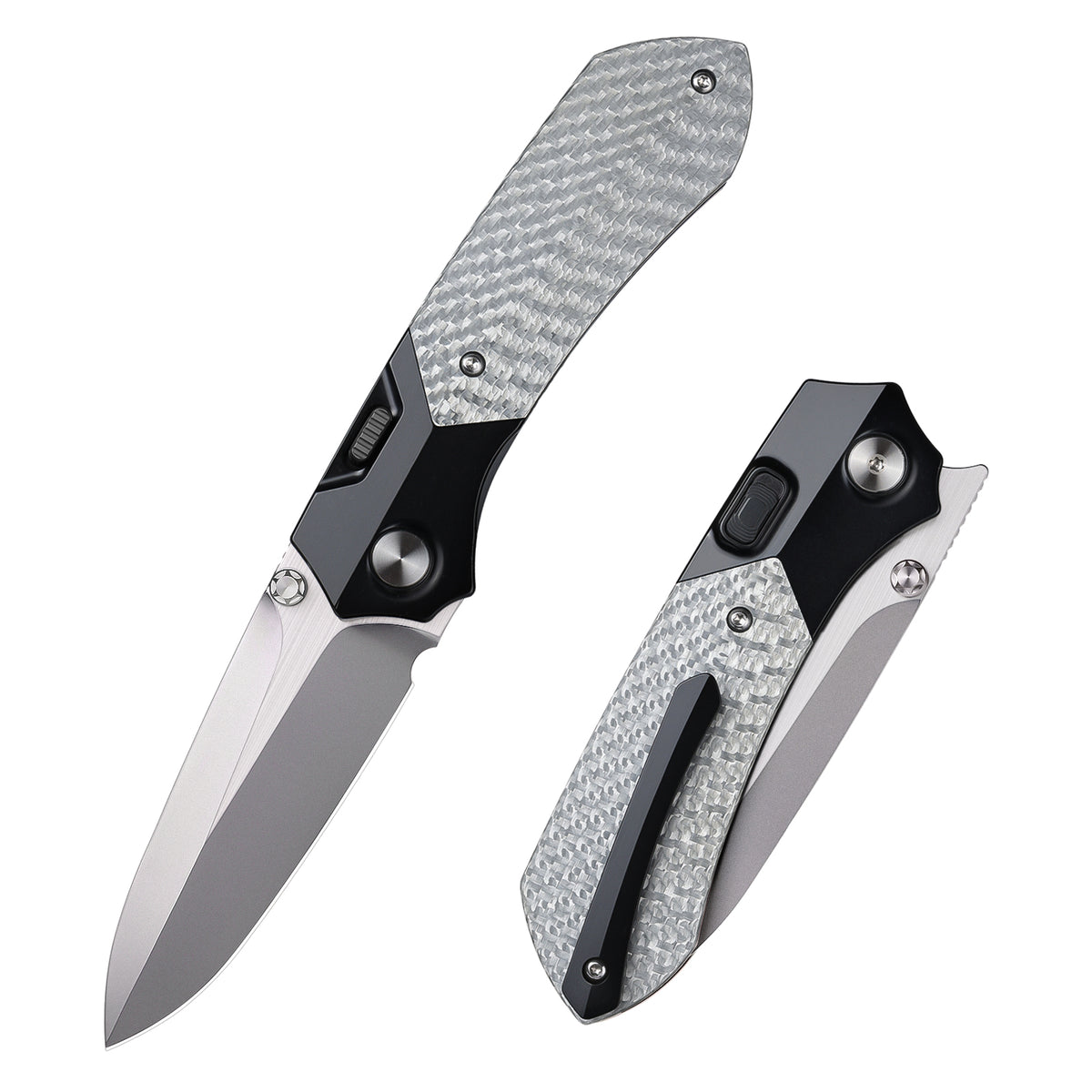 REMETTE RT-Meteor Knife Titanium Handle M390 Blade Folding Pocket Knives RTPT-BL