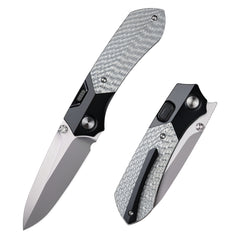 REMETTE RT-Meteor Knife Titanium Handle M390 Blade Folding Pocket Knives RTPT-BL