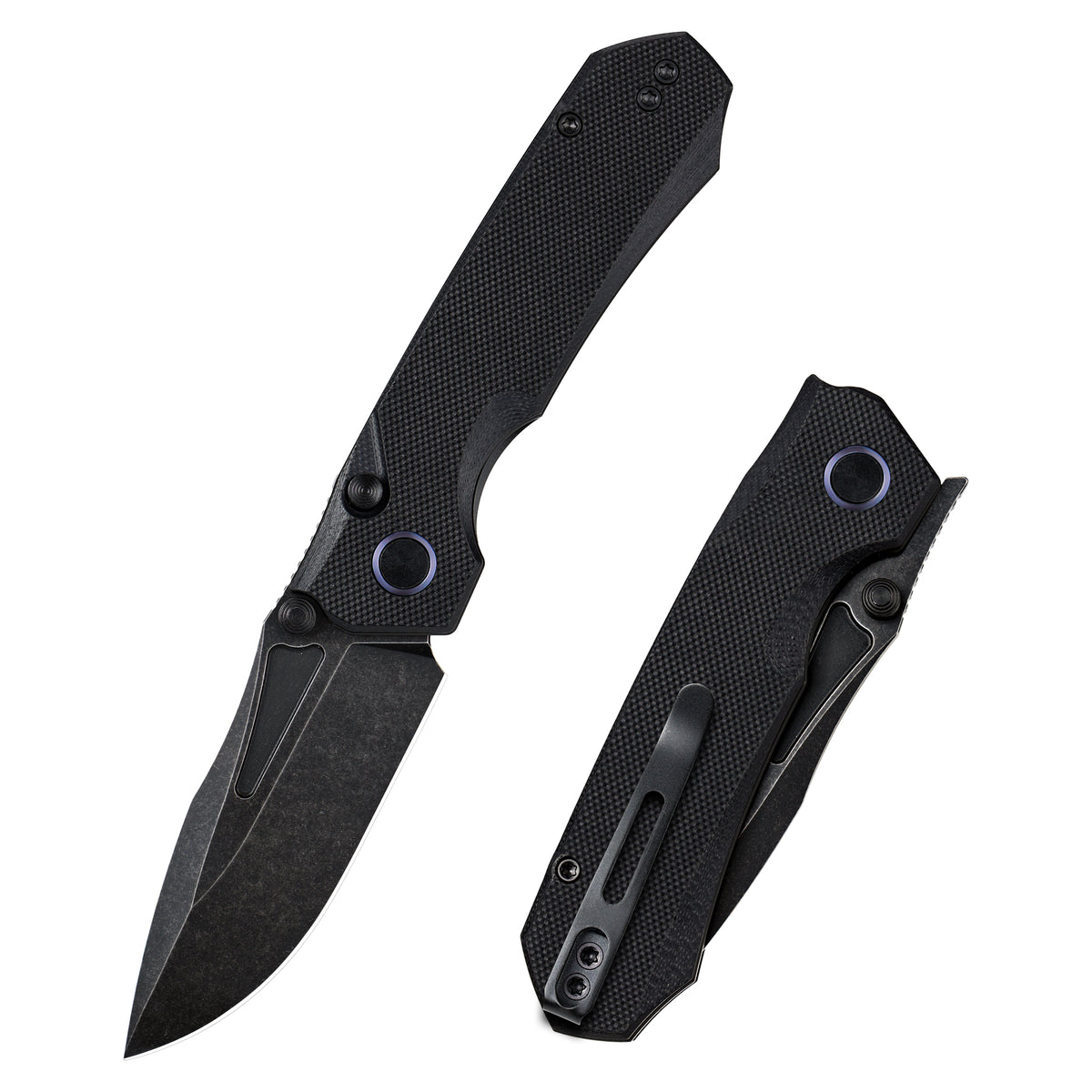 REMETTE RT-Rhino Folding Pocket Knife Innovative Button Liner Lock Structure Design D2 Blade G10 Handle Knives RNGD1