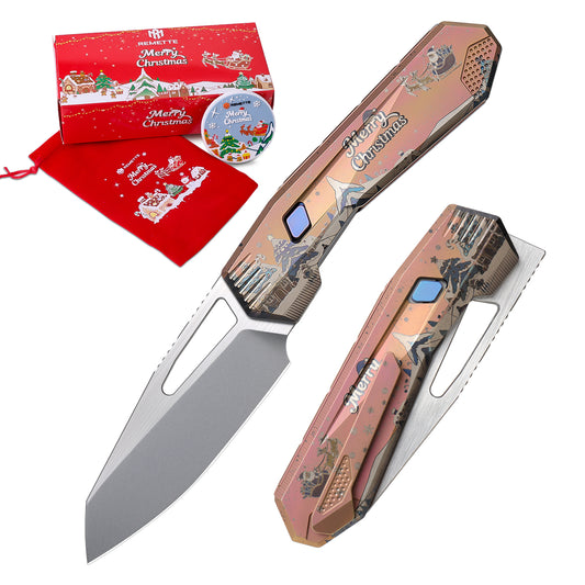 REMETTE RT-Agile Peregrine Falcon Knife Titanium Handle M390 Blade RTCZ-CRC