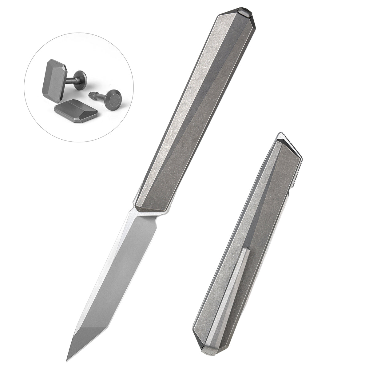 REMETTE RT-ELIGO Knife M390 Blade Titanium Handle Double Detent Lock Folding Pocket EDC Knife EGB5