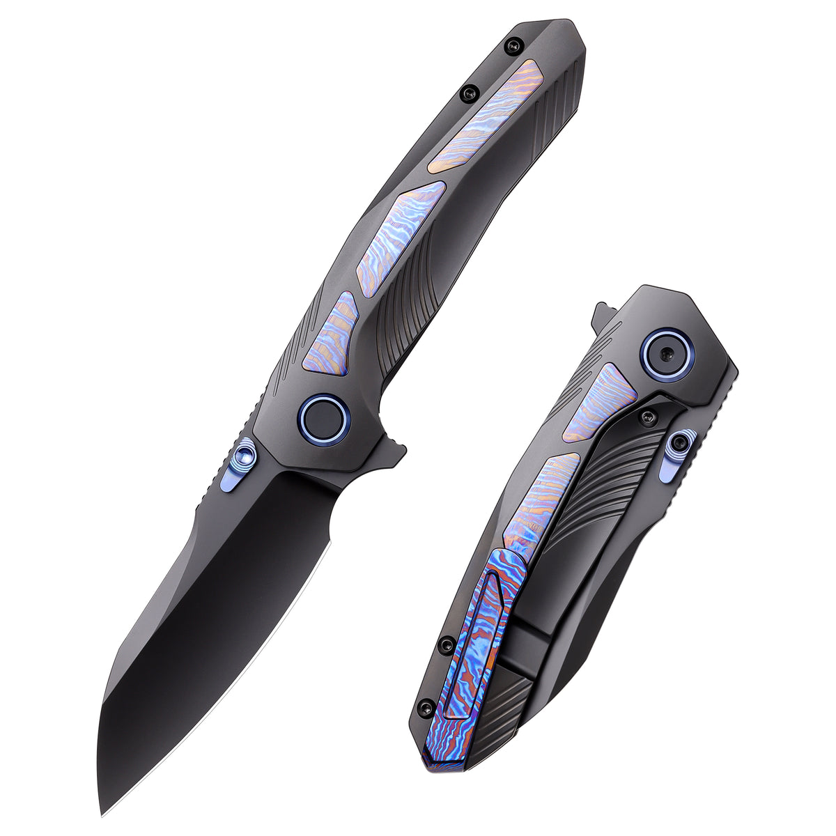 REMETTE RT-Kestrel Knife Titanium Handle S35VN Blade RTPO-E
