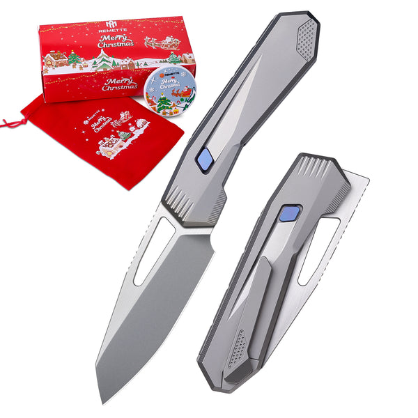 REMETTE RT-Agile Peregrine Falcon Knife Titanium Handle M390 Blade