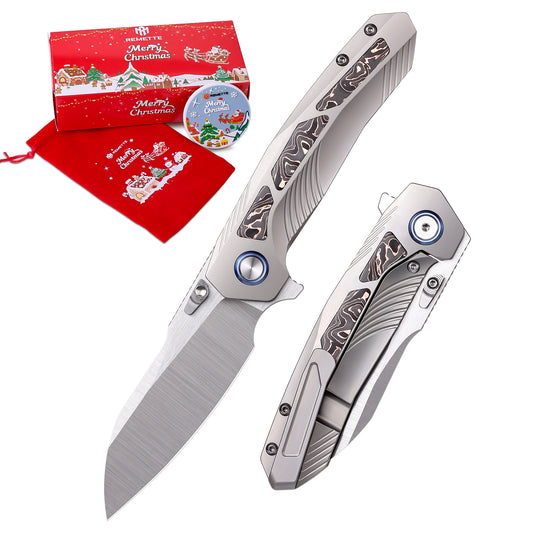REMETTE RT-Kestrel Knife Titanium Handle S35VN Blade RTPO-C