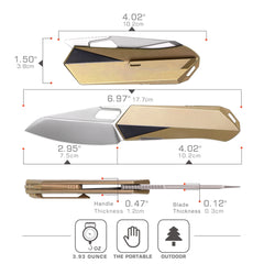 REMETTE RT-Woodpecker Folding Pocket Knife RTWP-G