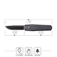 REMETTE Innovative Design Knife M390 Blade Titanium Handle 101B5-ZL