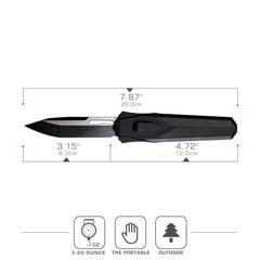 REMETTE Innovative Design Knife S35VN Blade Aluminum Handle 103D16-ZL