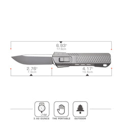 REMETTE Innovative Design Knife M390 Blade Titanium Handle 301E-ZL