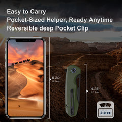 REMETTE RT-Camel Knife Button Liner Lock D2 Blade G10 Handle Outdoor Camping Knives RTG1