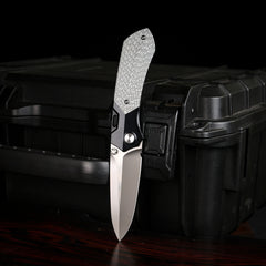 REMETTE RT-Meteor Knife Titanium Handle M390 Blade Folding Pocket Knives RTPT-BL