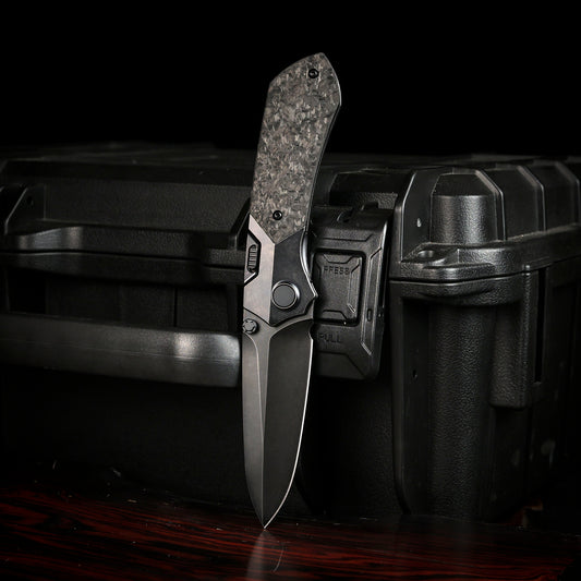 REMETTE RT-Meteor Knife Titanium Handle M390 Blade Folding Pocket Knives RTPT-ELD