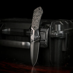 REMETTE RT-Meteor Knife Titanium Handle M390 Blade Folding Pocket Knives RTPT-ELD