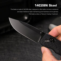 REMETTE RT-Aurora Knife G10 Handle 14C28N Blade AURA-G2