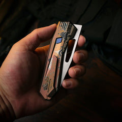 REMETTE RT-Agile Peregrine Falcon Knife Titanium Handle M390 Blade RTCZ-CRC