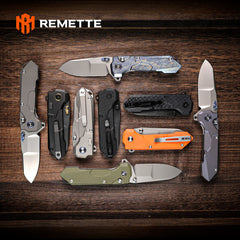REMETTE RT-Cosmic Knife Button Liner Lock 14C28N Blade G10 Handle Outdoor Camping Knives  RTCO-GB