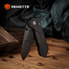REMETTE RT-Cosmic Knife Button Liner Lock 14C28N Blade G10 Handle Outdoor Camping Knives  RTCO-GB