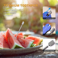 REMETTE RT-BEE 14C28N Blade Knife Outdoor Folding Pocket EDC Knives with Fruit Food Fork Toothpick RT-BEE-B