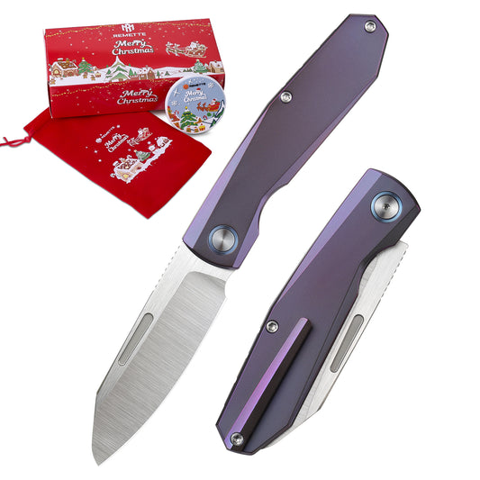 REMETTE RT-Squirrel Knife Titanium Handle M390 Blade RTDP-C