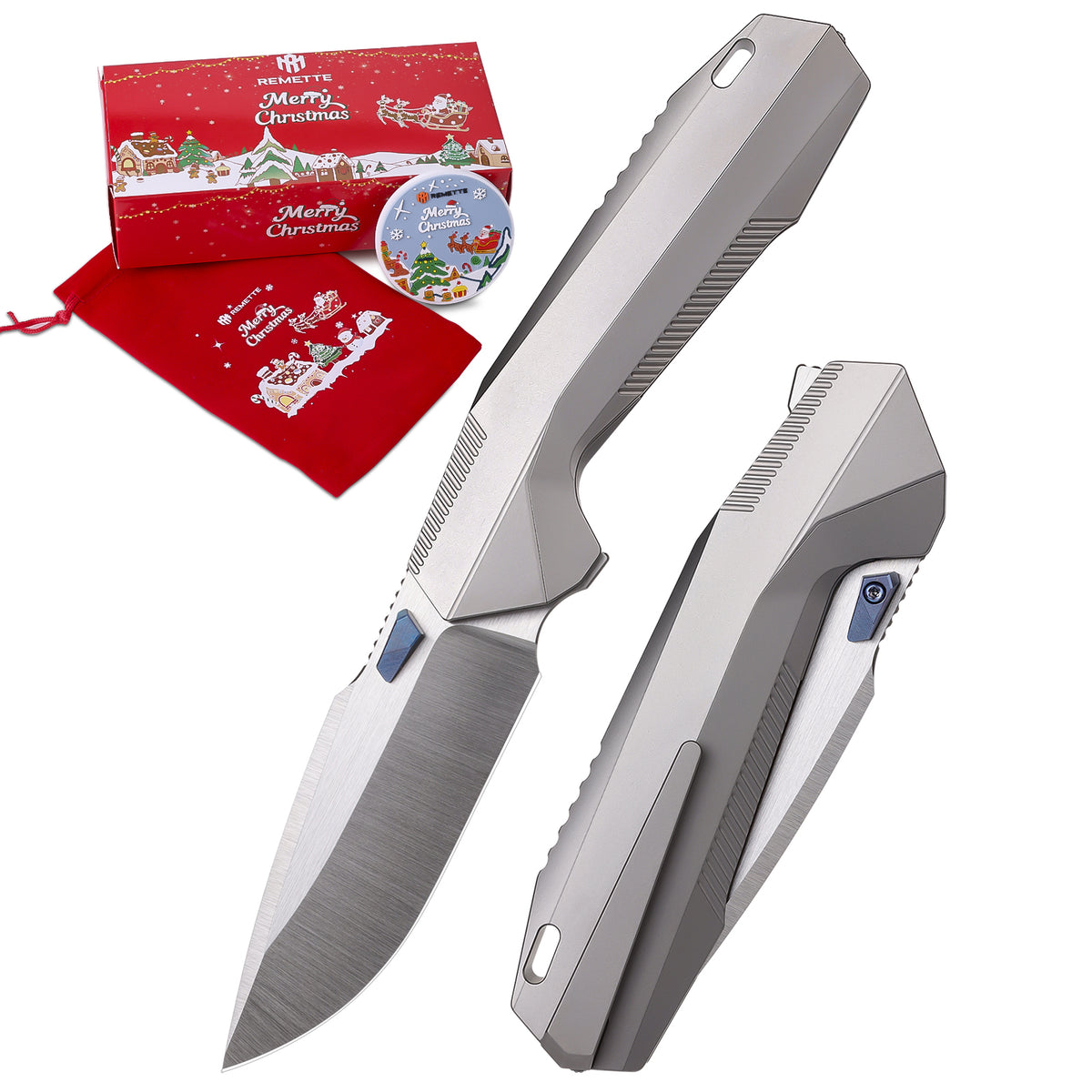 REMETTE RT-WK1 Disassembly Knife Titanium Handle M390 Blade WK1-E