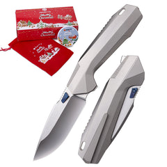 REMETTE RT-WK1 Disassembly Knife Titanium Handle M390 Blade WK1-D