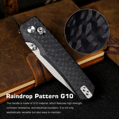 REMETTE RT-Aurora Knife G10 Handle 14C28N Blade AURA-G1