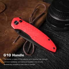 REMETTE RT-Cool Whale Knife 14C28N Blade G10 Handle Folding Pocket Outdoor Camping EDC Knife RTCL-GN4