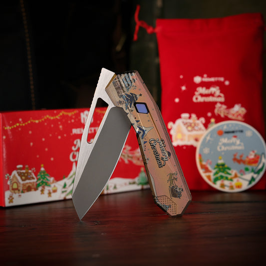 REMETTE RT-Agile Peregrine Falcon Knife Titanium Handle M390 Blade RTCZ-CRC