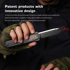 REMETTE Innovative Design RT-Swordfish Knife S35VN Blade Aluminum Handle ZL103D14