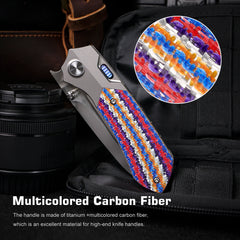 REMETTE RT-Meteor Knife Titanium Handle M390 Blade RTPT-NC